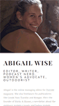 Mobile Screenshot of abigailwise.com